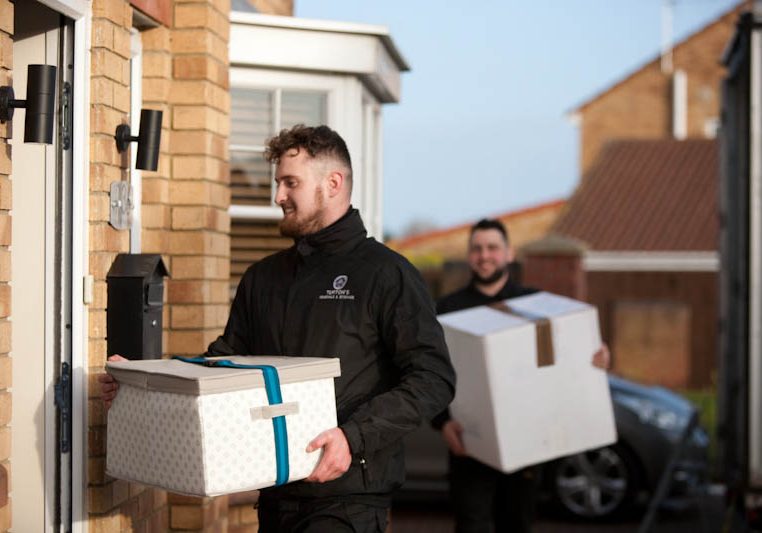 professional mover from turtons removals during a house removal in the uk