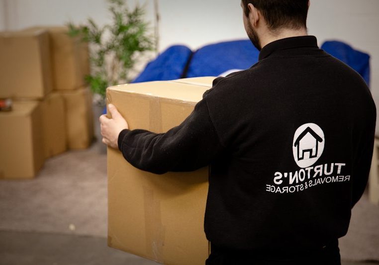 professional mover from turtons during a house removal in the north west of uk
